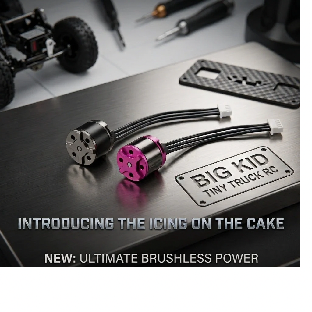 Icing brushless motors (3500K) steel pinion option requires 12mm motor mount.