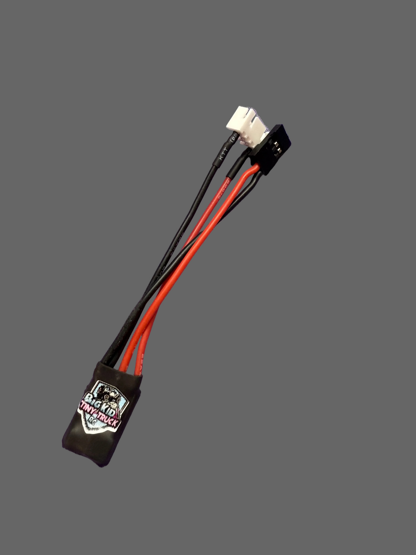 Gum drop external BEC for running HV servos for stock trucks.