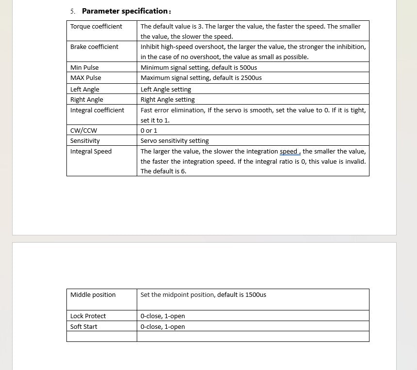 BKTT Servo program tool