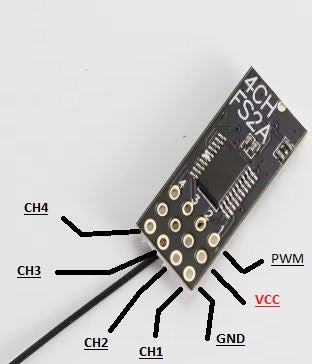 AFHDS2A Flysky micro receiver (GT5 only) 4ch