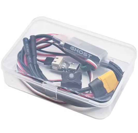 Ghost 60a ESCape32 1/10 crawler ESC Boasting a huge 12a BEC with 20a max! Adjustable via WiFi linker (included)