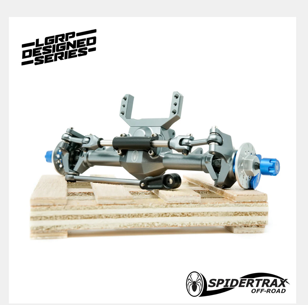 1/24 SPIDER 9™ SIGNATURE SERIES FRONT AXLE and 1/24 SPIDER 9™ SIGNATURE SERIES REAR AXLE (sold as a set)