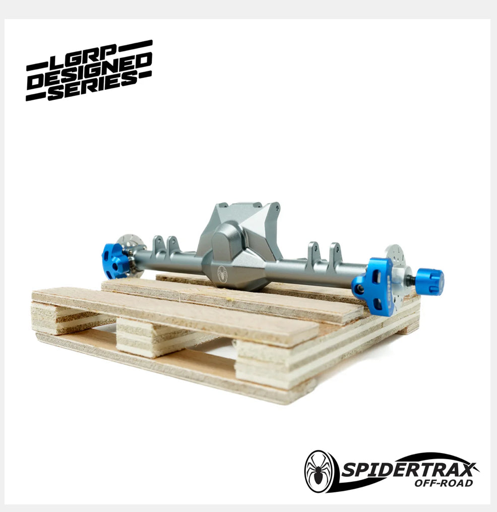 1/24 SPIDER 9™ SIGNATURE SERIES FRONT AXLE and 1/24 SPIDER 9™ SIGNATURE SERIES REAR AXLE (sold as a set)
