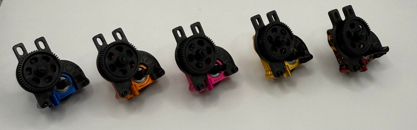 BKTT JellyBean Billet transmission kit W custom gearing, 9mm mount