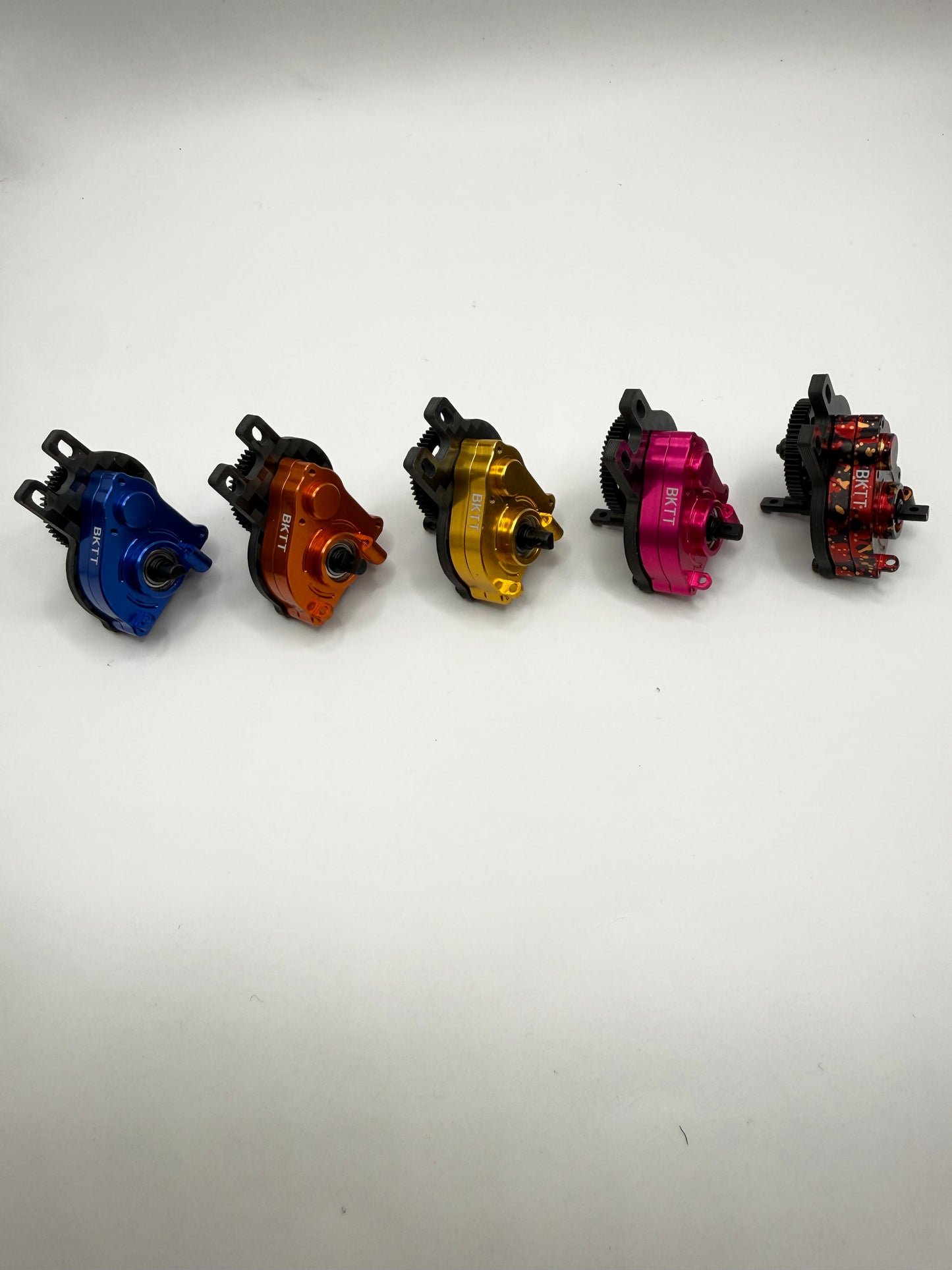 BKTT JellyBean Billet transmission kit W custom gearing, 9mm mount