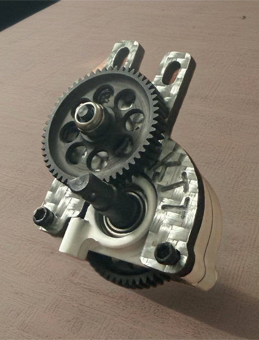 BKTT Icing transmission (pearl white) billet gears
