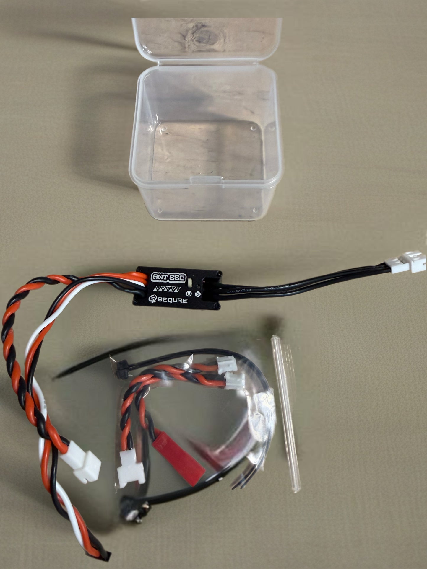 SEQURE ANT ESC  2-3S High-Performance for 1/24 1/18 1/16 RC crawlers ANT ESC 50A (WiFi linker required) sold separately.