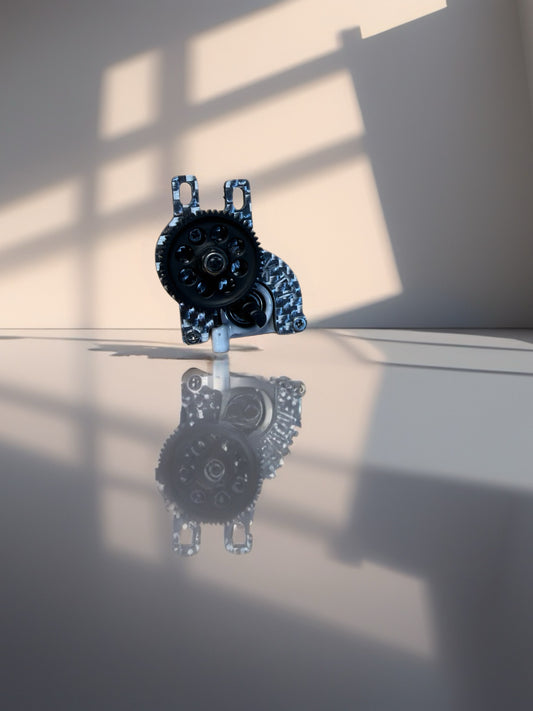 BKTT White powder-coat scx24 transmission kit