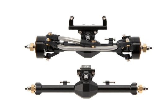 MEUS Racing Isokinetic 3-Section CVD Front and Rear Axles Maximum Steering Angle 52° Wider +5MM for Axial SCX24 Deadbolt C10 JLU Gladiator Bronco 1/24 RC Crawler Upgrade Parts